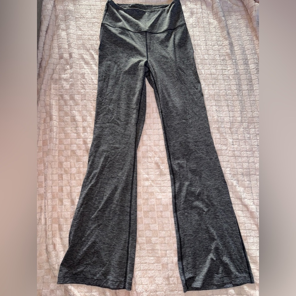 Grey lululemon flare leggings